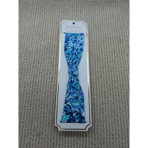 Lilly Pulitzer Accessories - Lilly Pulitzer Headband Hign Manetenance 2' Wide Knotted One Size